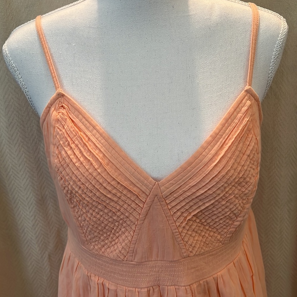 Lauren Conrad Pink/Salmon Maxi Dress. Size L. - Picture 4 of 14